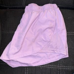 Women's Athletic Shorts in Light Purple